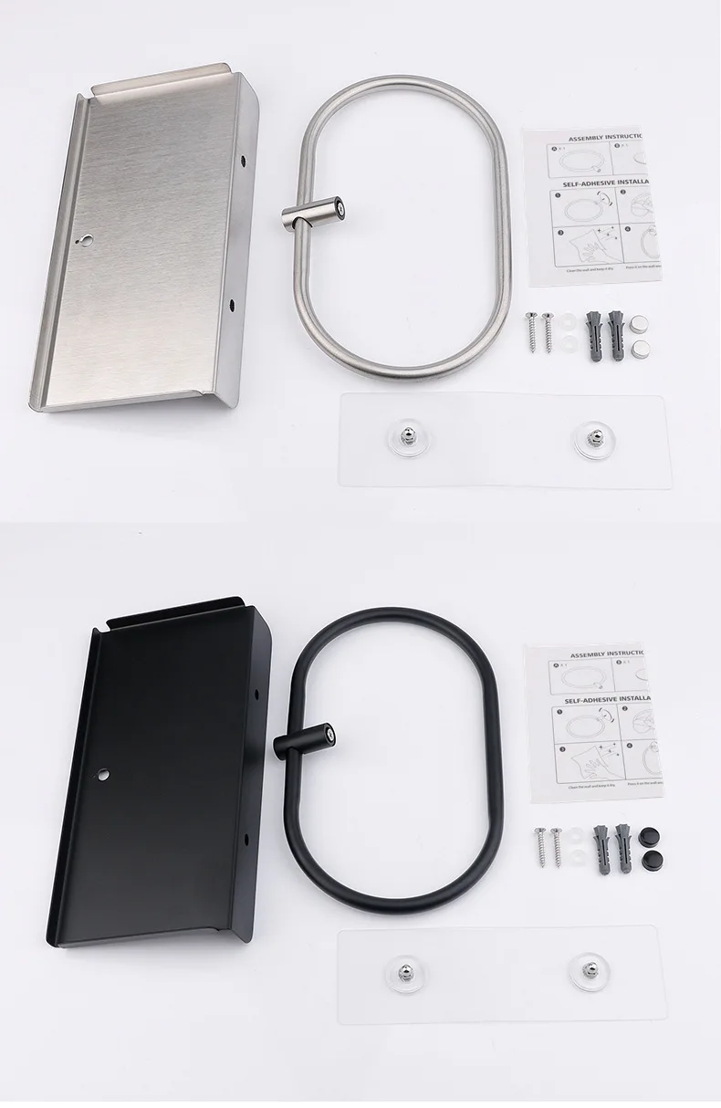 Кольцо для полотенец из нержавеющей стали 304 без пирсинга вешалка аксессуары