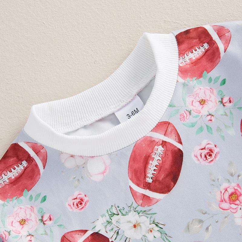 Весенне-осенний комбинезон для маленьких девочек свитшот с длинными рукавами и