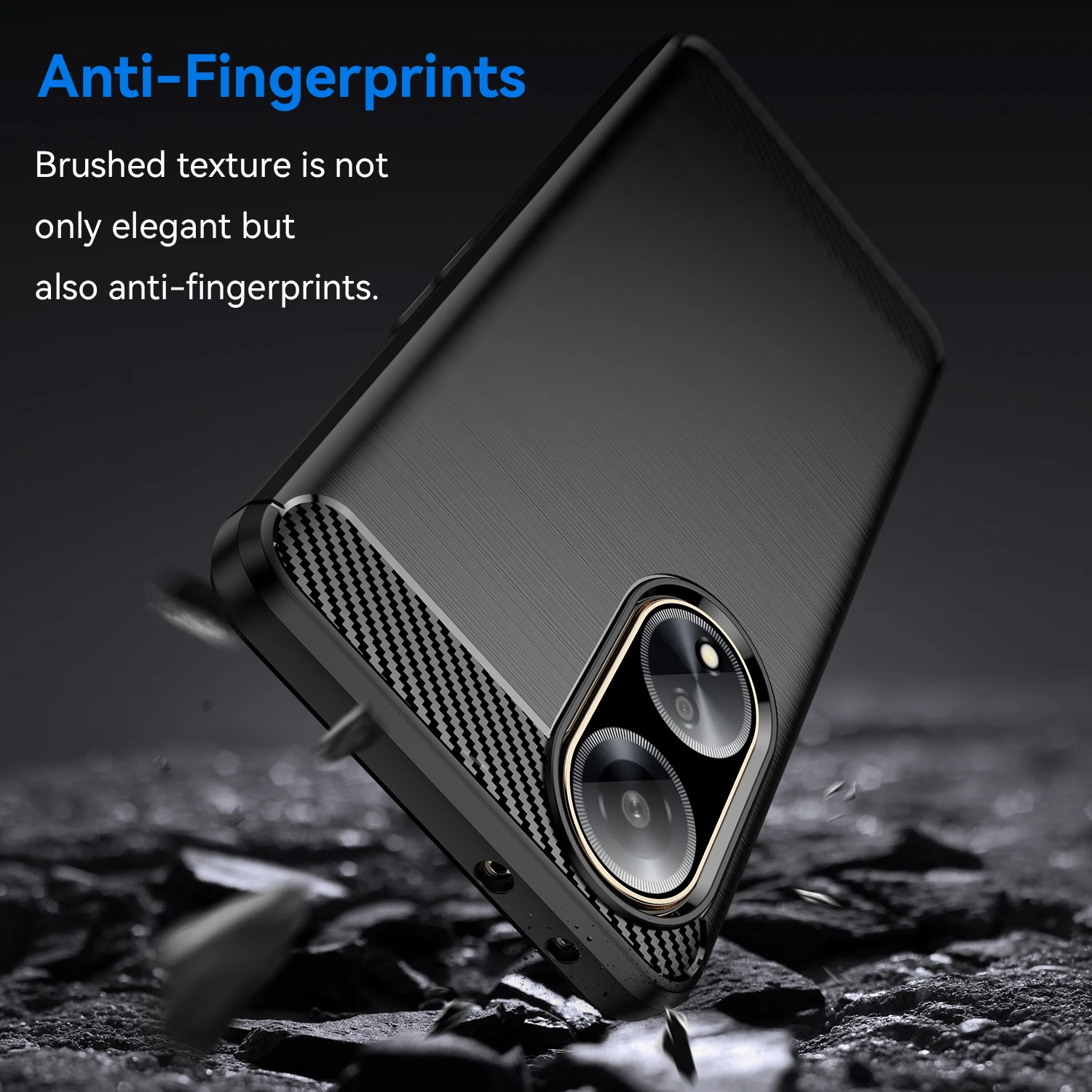 For OPPO A1 5G Case For Oppo A1 Cover Fundas Capa Shell Carbon Fiber Soft Silicone Phone Bumper For Oppo A1