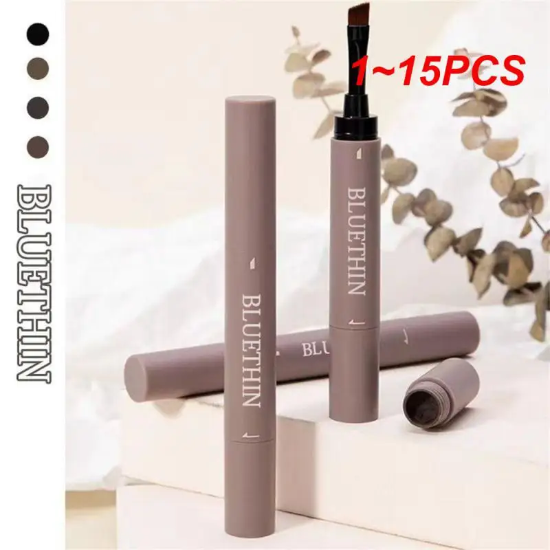 

Ручка для бровей с двойной головкой поставляется с кистью для бровей водонепроницаемый крем для бровей с защитой от пота артефакт для бровей