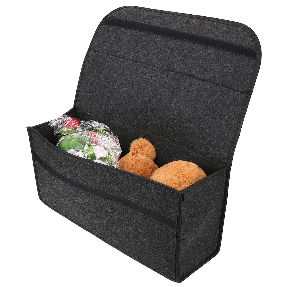 

Foldable Finishing Automotive Interior Supplies Storage Box Anti Slip Car Trunk Organizer Car Storage Bag Soft Felt