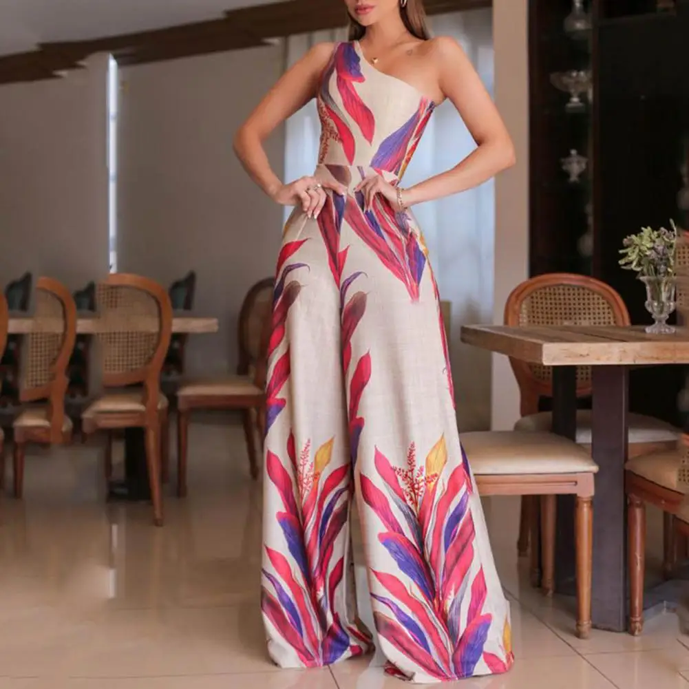 

Wear Resistant Popular Ladies Jumpsuit With Pocket Elegant Jumpsuit Wide Leg for Dating