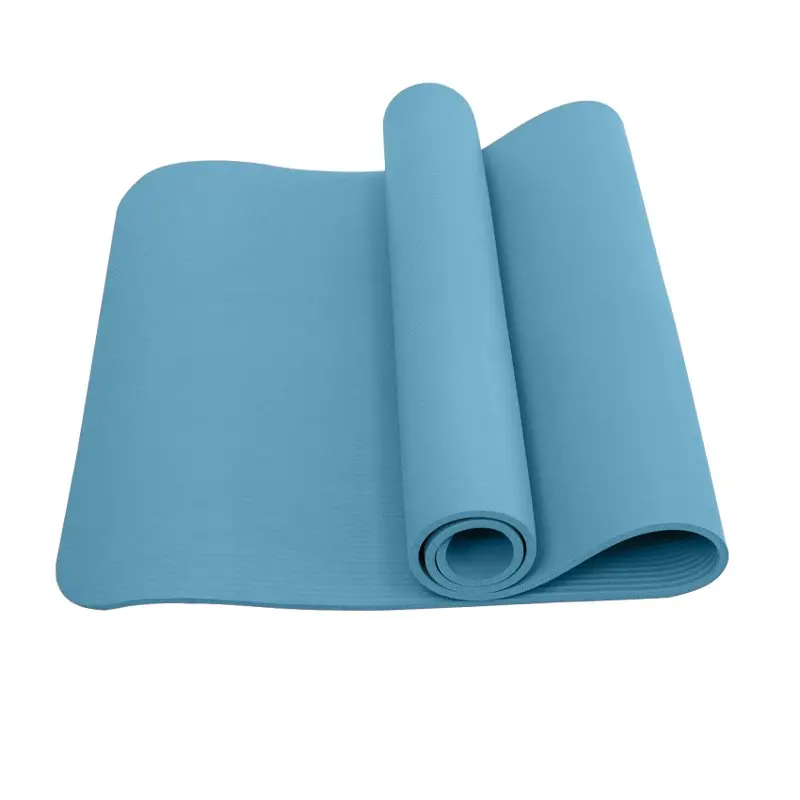 

Толстый коврик для йоги, толщина 31,5x72 x дюйма, 9 мм, экологически чистый материал, валик для упражнений высокой плотности