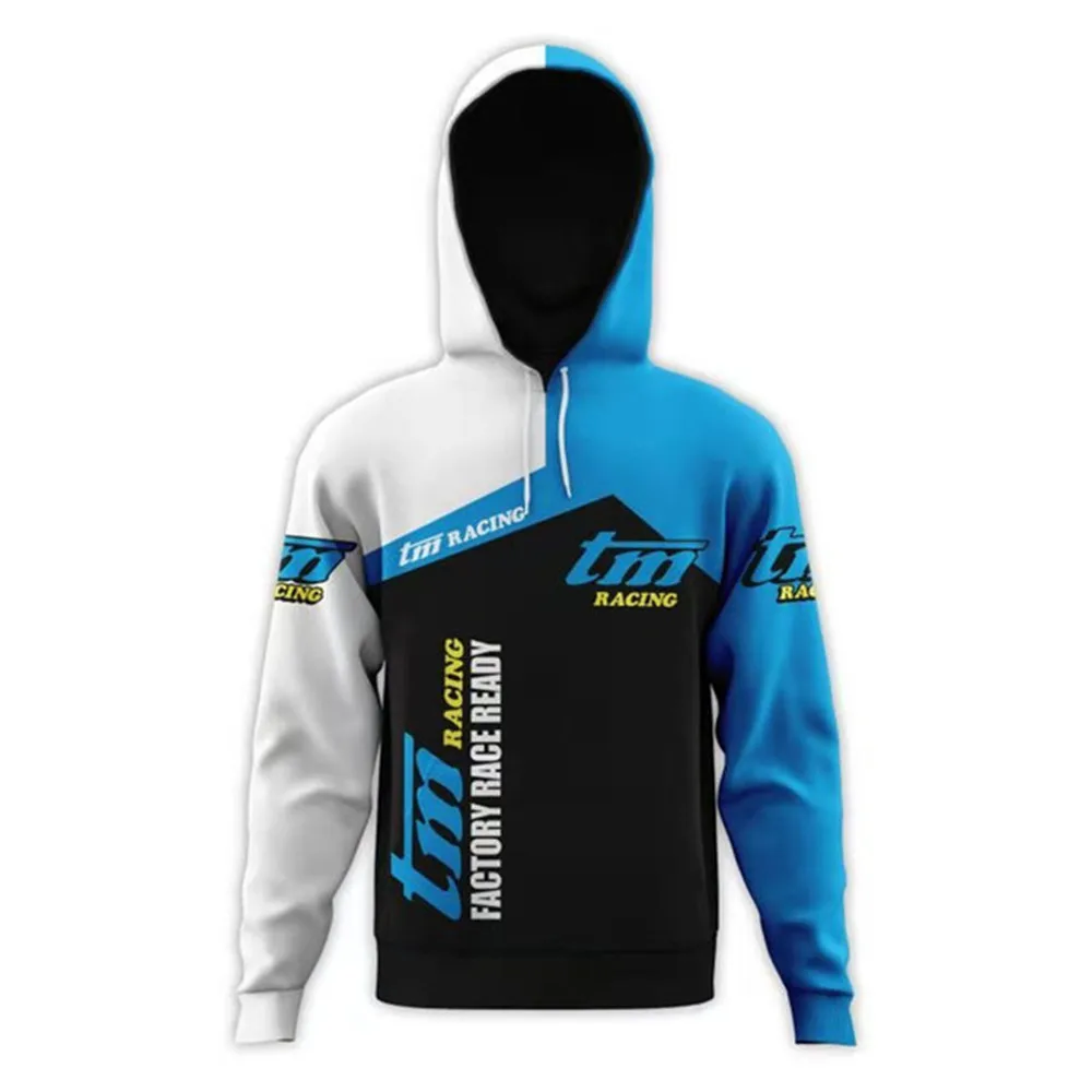 

2022 New TM Racing Logo Sweatshirt 3D Digital Printing Hoodie Men's Women's Fashion Trend Pullover High Quality Harajuku Jacket
