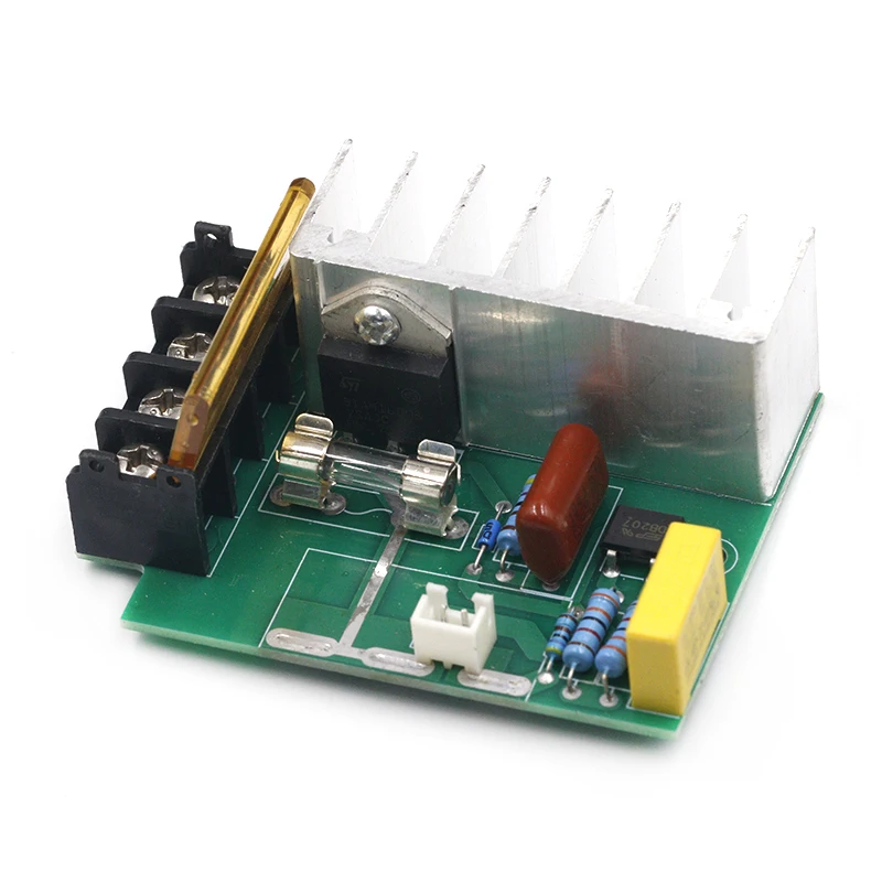 4000W 0-220V AC SCR Electric Voltage Regulator Motor Speed Controller Dimmers Dimming With Temperature Insurance | Электроника