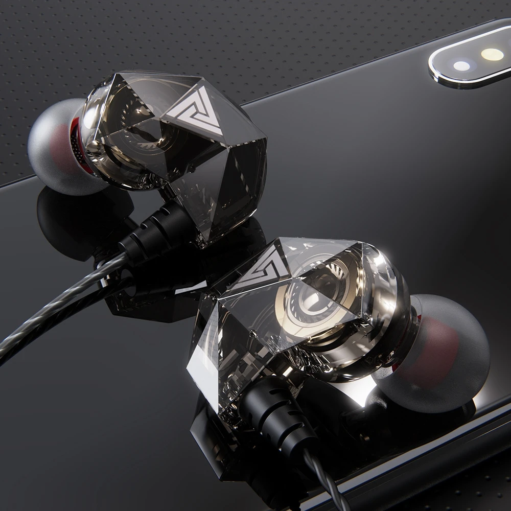 Проводные наушники HiFi стерео бас музыкант монитор геймерская гарнитура для бега
