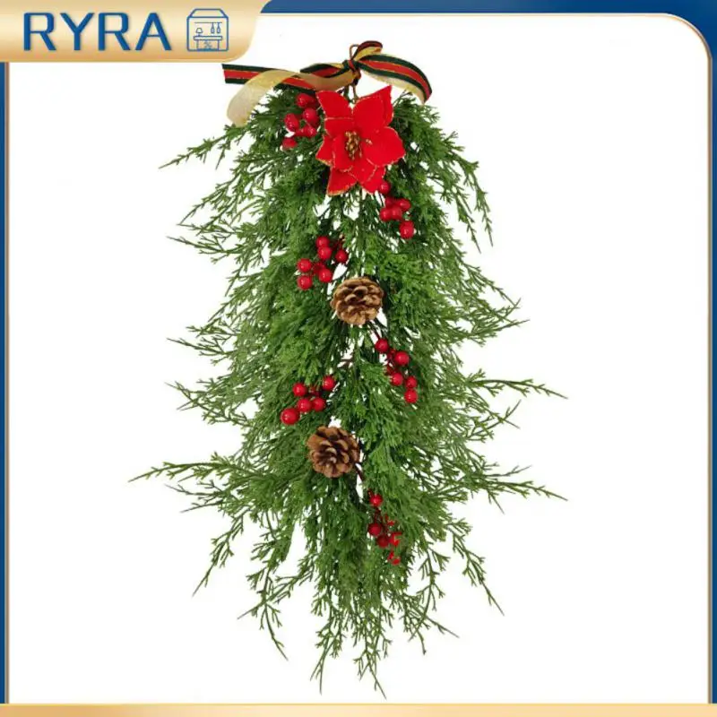 Christmas Decoration Artificial Plants Door Wall Green Plant Pine Needle Christmas Pendant Christmas Tree Decoration Home Decor