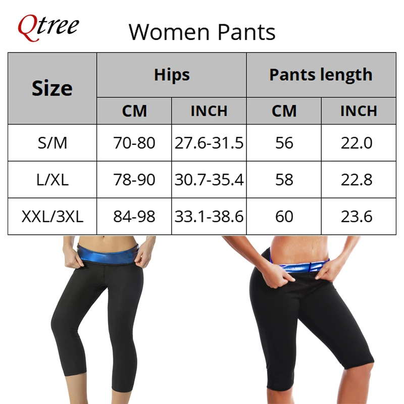 Women Body Shaper Pants Sauna Hot Sweat Sauna Effect Slimming Shapewear Workout Gym Fitness Leggings Trimmer Fat Burn Pants