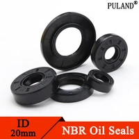 id 20mm nbr nitrile rubber oil seal tc 20272830323435373840424547505256781012 nitrile double lip oil seal
