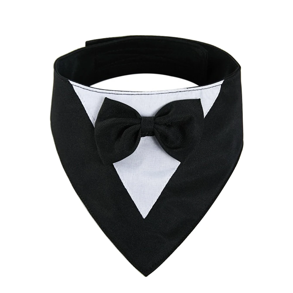 

Мягкие костюмы, товары для домашних животных, подарок на день рождения с галстуком-бабочкой, модная бандана для щенков и собак, ошейник для свадьбы, шейный платок, Официальный смокинг