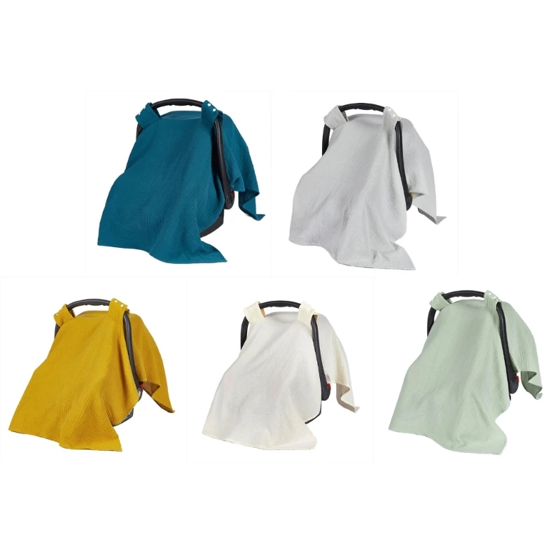 

Infant Carseat Canopy, Breathable Baby Cover Newborn Boys Girls Gift