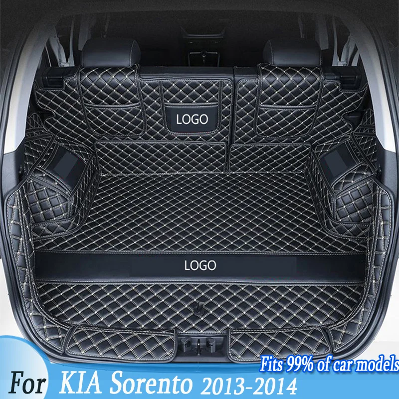 

Коврик для багажника автомобиля для KIA Sorento Seven сиденья 2013 2014 коврик для подкладки груза аксессуары крышка для интерьера