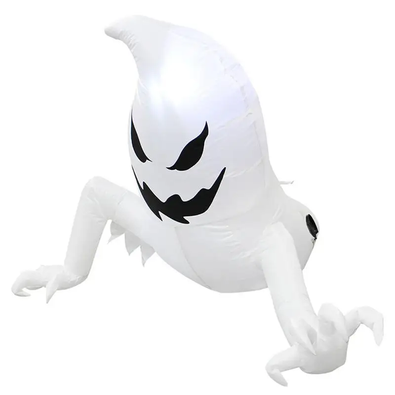 

Giant Ghost Inflatables Scary Blow Up Inflatable Ghost LED Light Halloween Party Outside Yard Garden Lawn Decor 110cm