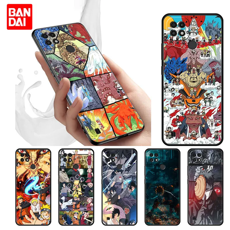 

Naruto Classic Case for Realme C21 C21Y C25 C25s C15 C11 C17 C3 C20 5 6 7i 8i 8 8Pro Narzo30A Black Matte Phone Cover Silicone