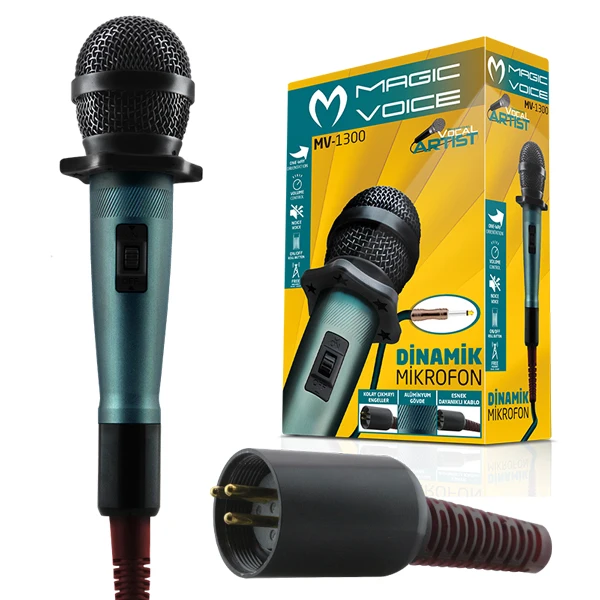 

For MAGICVOICE wired handheld mİkrofund portable professional Podcast PC Youtuber Studio recording Jack condenser audio UHF frequency