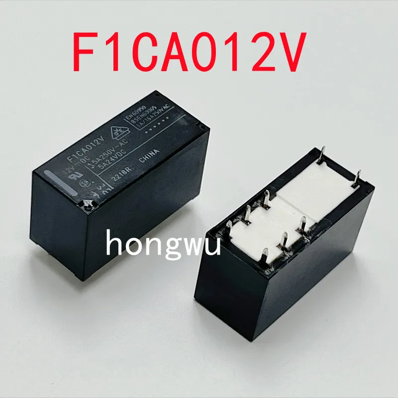 100% оригинальный новый 2 шт. реле F1CA012V 12 В постоянного тока 5 А 8 контактов