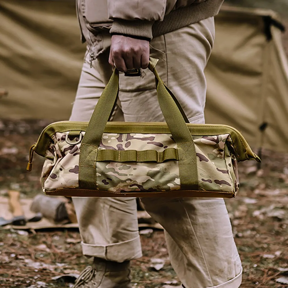 

Portable Storage Bag Heavy Duty Moving Organizer Bag Nylon Oxford Cloth for Outdoor Camping Barbecue Picnic Tool