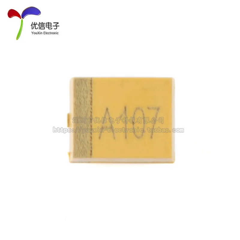 

20pcs/Xiangjiang/3528 Patch Tantalum Capacitor Type B 100uF(107) ± 20% 10V CA45-B010M107T