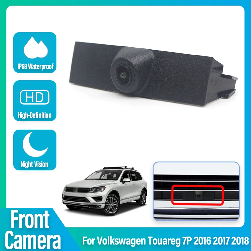 

Автомобильная парковочная камера HD CCD с функцией ночного видения и логотипом для Volkswagen VW Touareg 7P 2016 2017 2018