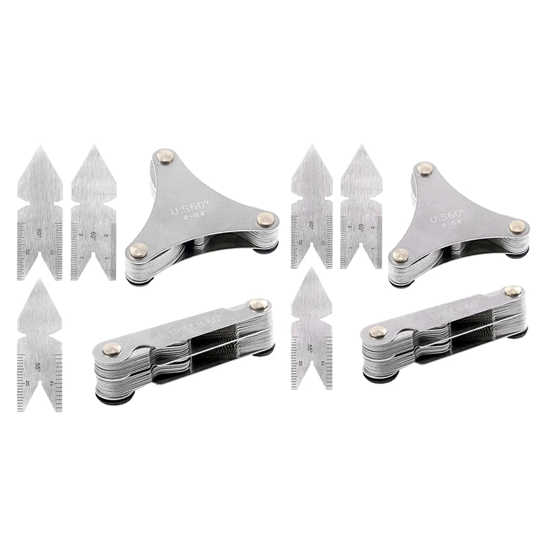 Набор режущих инструментов с шагом винтовой резьбы американским типом SAE и