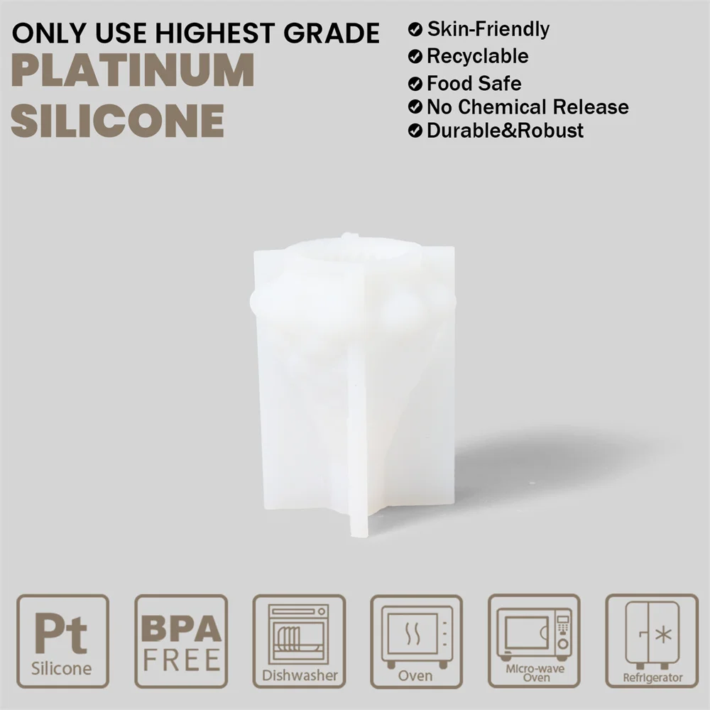 Pinecone Рождественская елка силиконовая искусственная ароматическая свеча форма