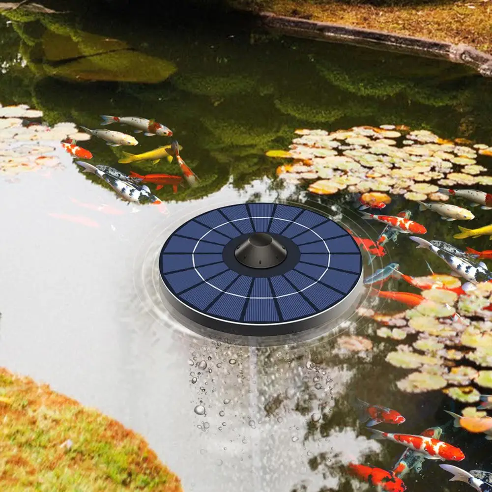 

Increasing Water Circulation Easily Cleaning Hydroponic Fish Tank Oxygen Solar Fountains for Turtle Tanks