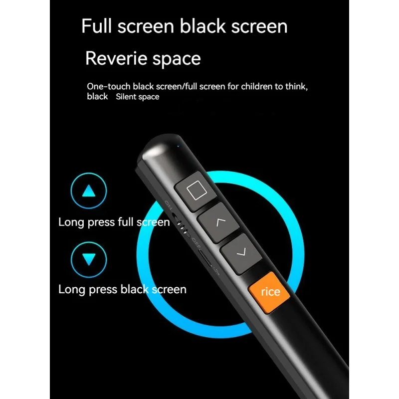 

Laser Pointer with Remote Control Laser Ppt Playback Remote Control Computer Projector Courseware Electronic Infrared
