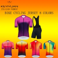keyiyuan cycling jersey pro team summer short sleeve man downhill mtb bicycle clothing ropa ciclismo maillot bike shirt
