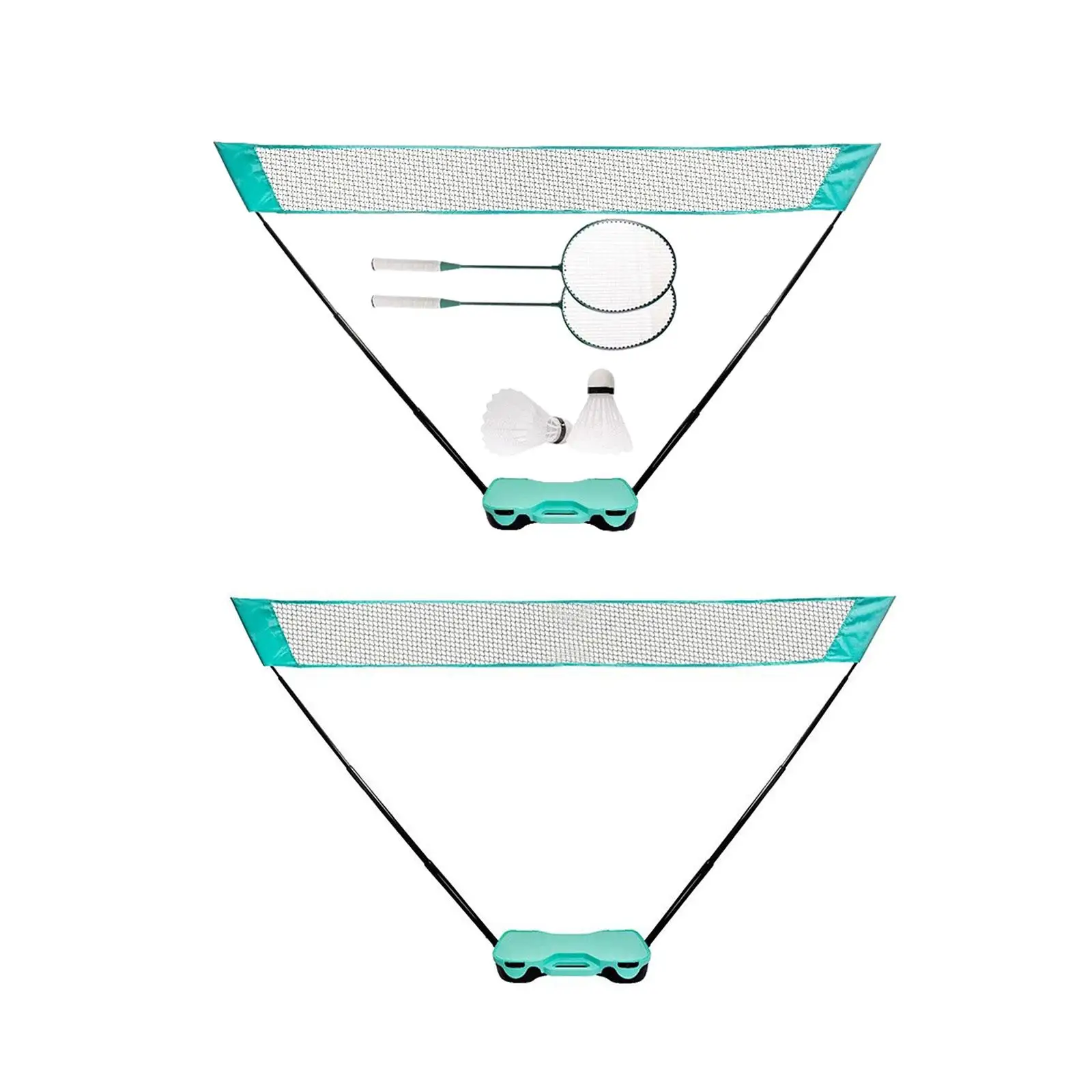 Набор для бадминтона эргономичная прочная бадминтоновая сетка с подставкой