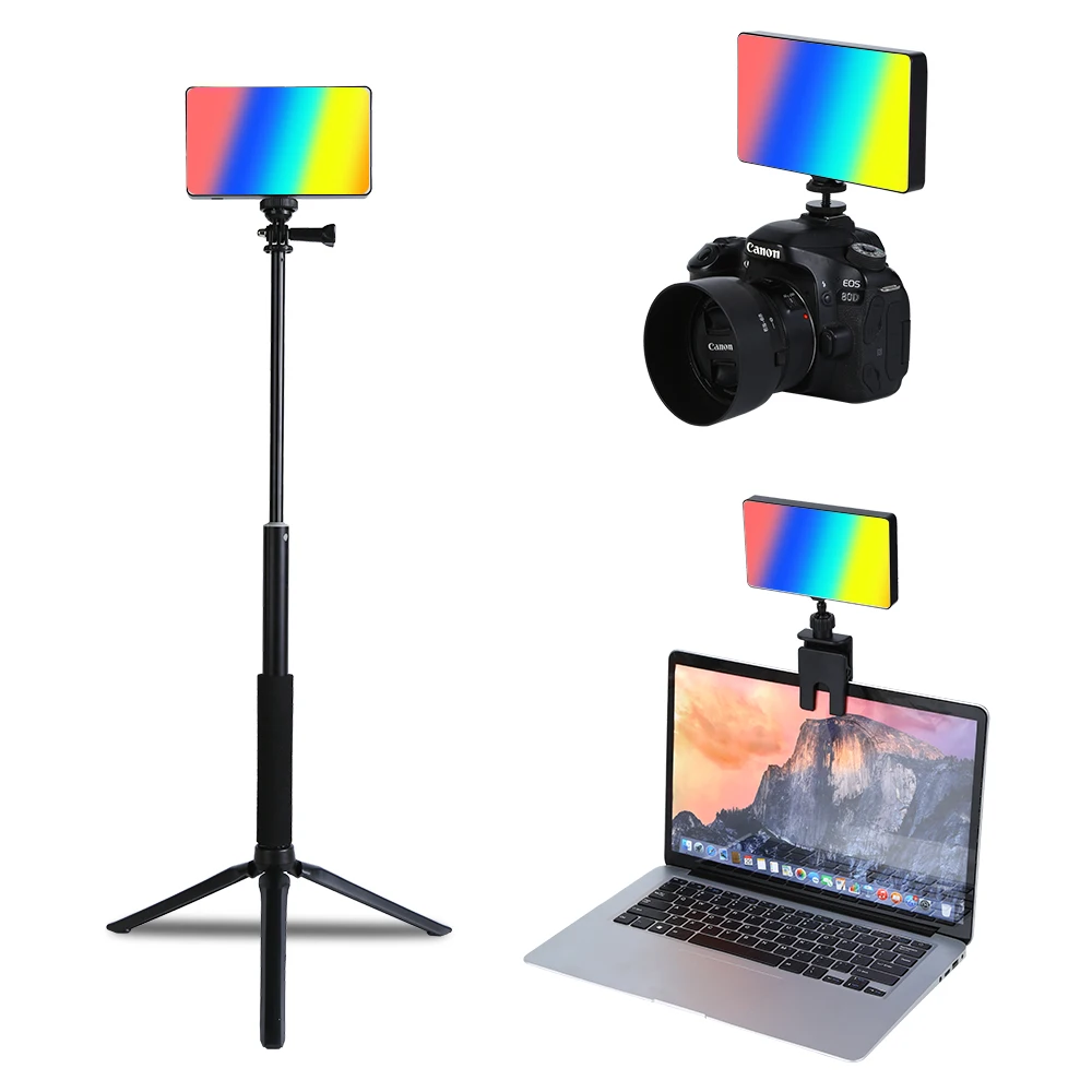 

LED Fill light Lighting Kit Computer Laptop Video Conferencing for Makeup YouTube Video TikTok Live Streaming