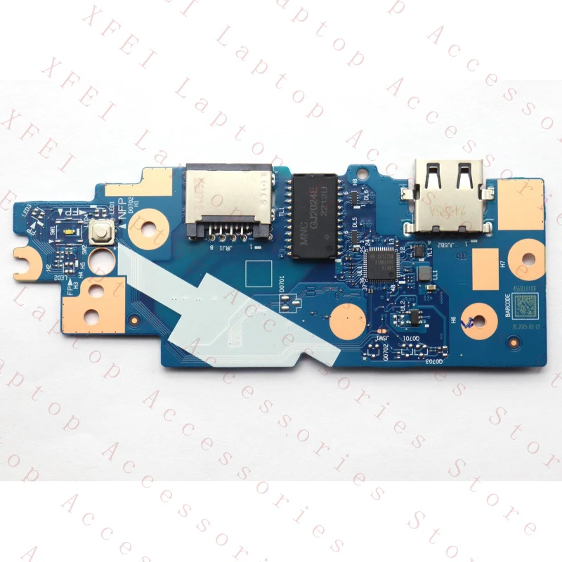 Фото Новая USB RJ45 LAN IO плата NFP 44Pin JE542 NS-E212 для ThinkPad E15 Gen 4 21E6 №2