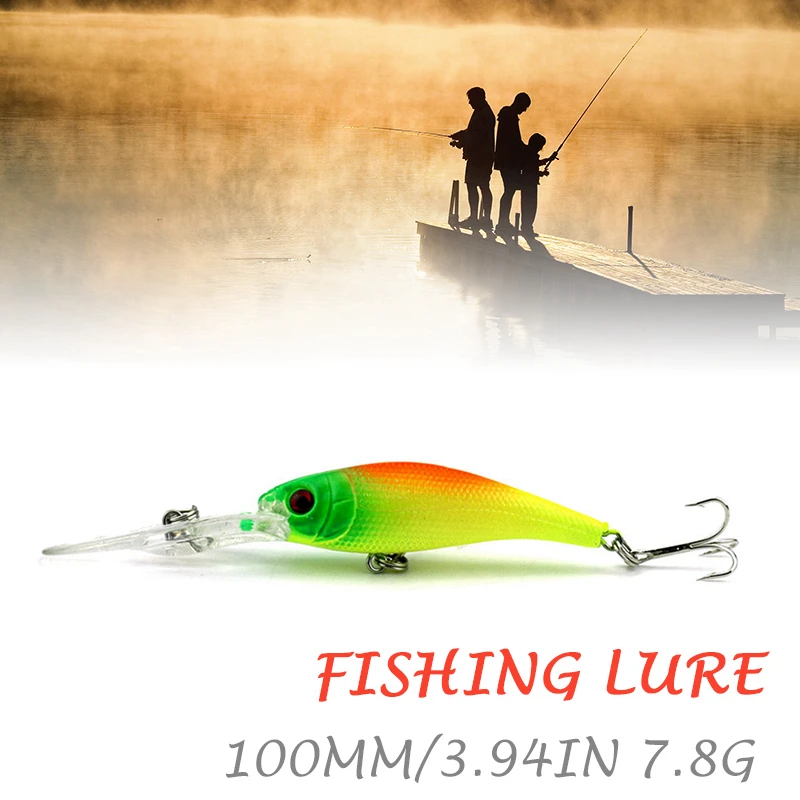 

fishing lure 100mm Sinking Action Bass Carp Trout Amur pikc artificial bait Freshwater Saltwater fishing accessories