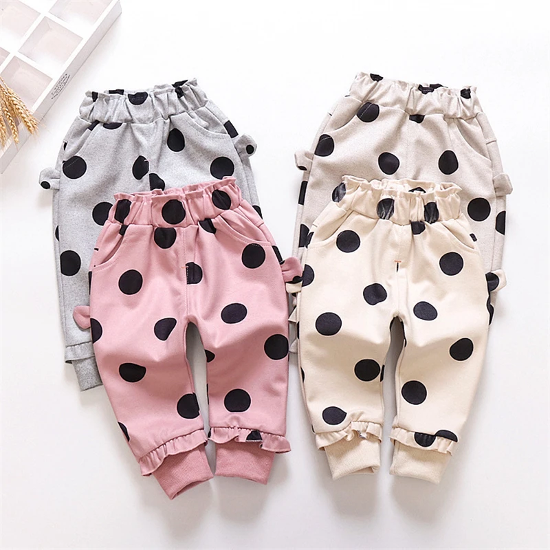 

Штаны для девочек; Сезон весна-осень; Модные хлопковые брюки для малышей; Повседневные длинные штаны для маленьких девочек; Одежда; Новинка ...