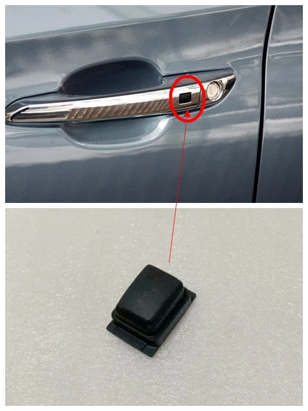 Exterior door handle buckle electric sensor button cover for Hyundai Tucson 2015-2020