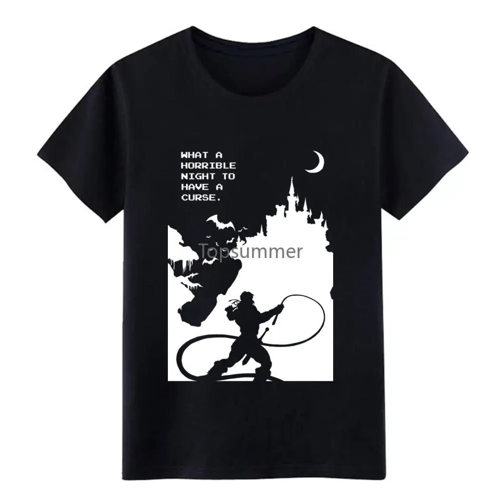 

Castlevania T Shirt Create Tee Shirt Round Neck Male Cute New Style Summer Leisure Shirt