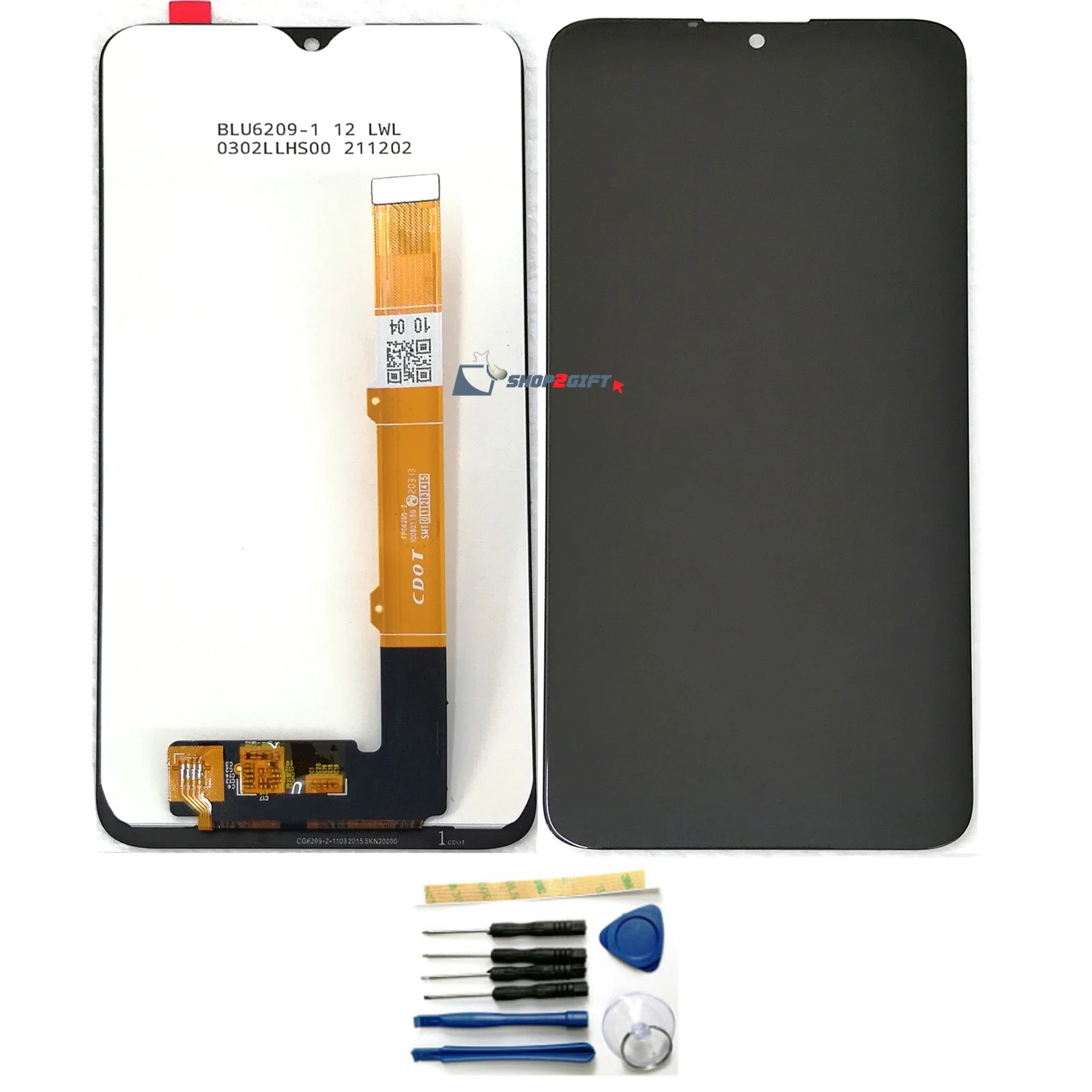 ЖК-дисплей 6,22 дюйма для T-MOBILE REVVL 4 5007Z 5007W TMRVL4G с сенсорным экраном и дигитайзером с инструментами и 3M