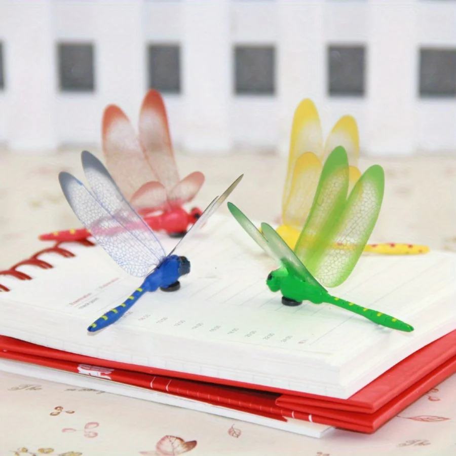 4 шт. магнитные ПВХ наклейки в виде стрекозы 8 5 см