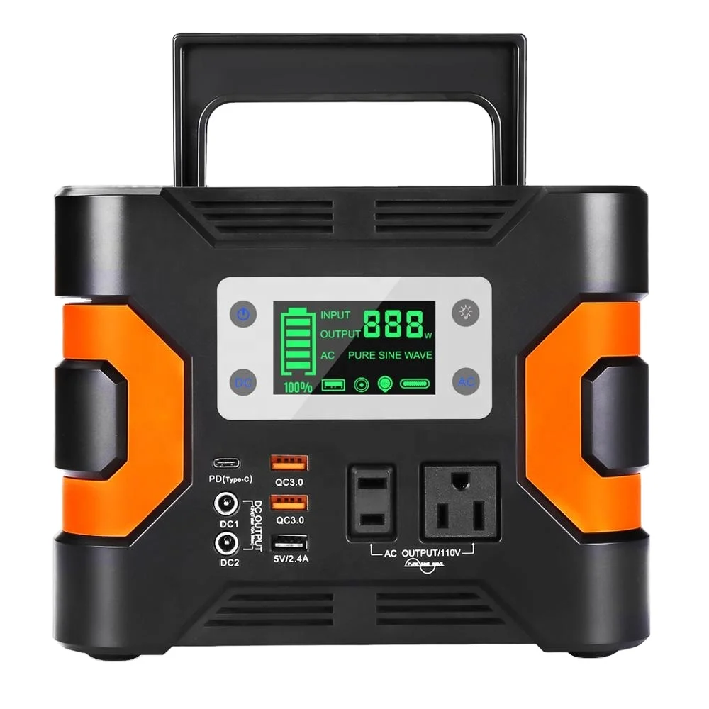 

Camping home use 150 W 160 W 110 V-240 V portable car jump starter smart system power bank docking station