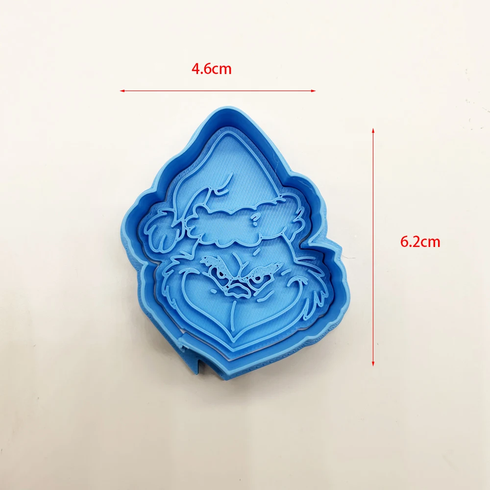 

Рождественский формочек для печенья SANTA GRINCH, форма для печенья, инструменты для выпечки, форма для печенья