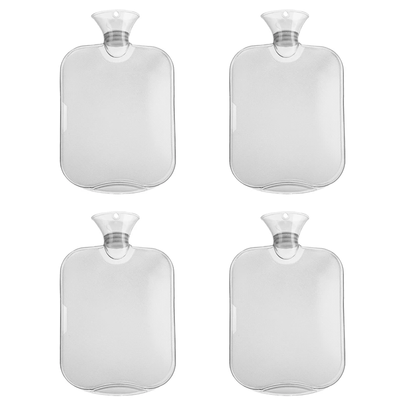 

Promotion! 2000Ml Portable Hot Water Bag Thick Water Hot Accessory Water Random Bags Hot Bottle PVC Warm Water Bag 4PCS