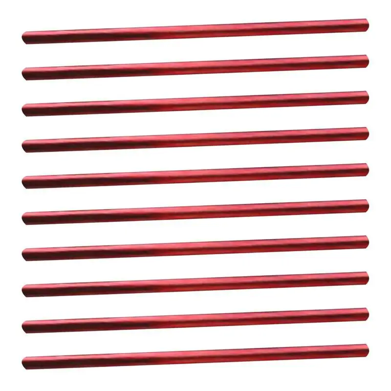 

Car Air Conditioning Air Outlet Decorative Strip Mesh Clip Strip U-shaped Electroplating Bright Strip Color 10PCS 20cm For Car