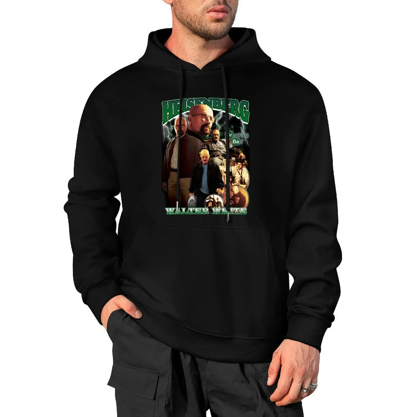 Heinsenberg walter white bb - bootleg винтажный пуловер с капюшоном корейская одежда мужская