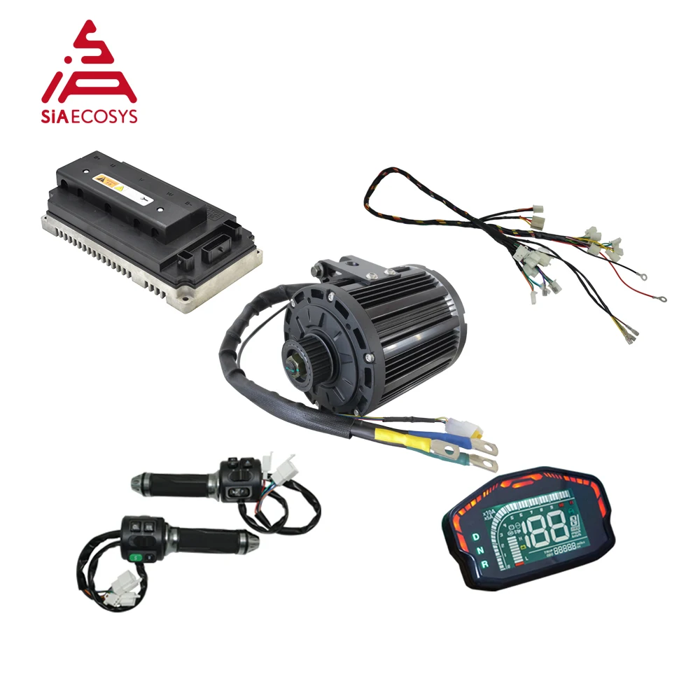 

QSMOTOR QS138 7500 Вт (макс. непрерывная мощность), 90 Вт (номинальная мощность 4000 Вт) — среднеприводной электродвигатель с VOTOL EM150/EM200 для переоборудования автомобилей