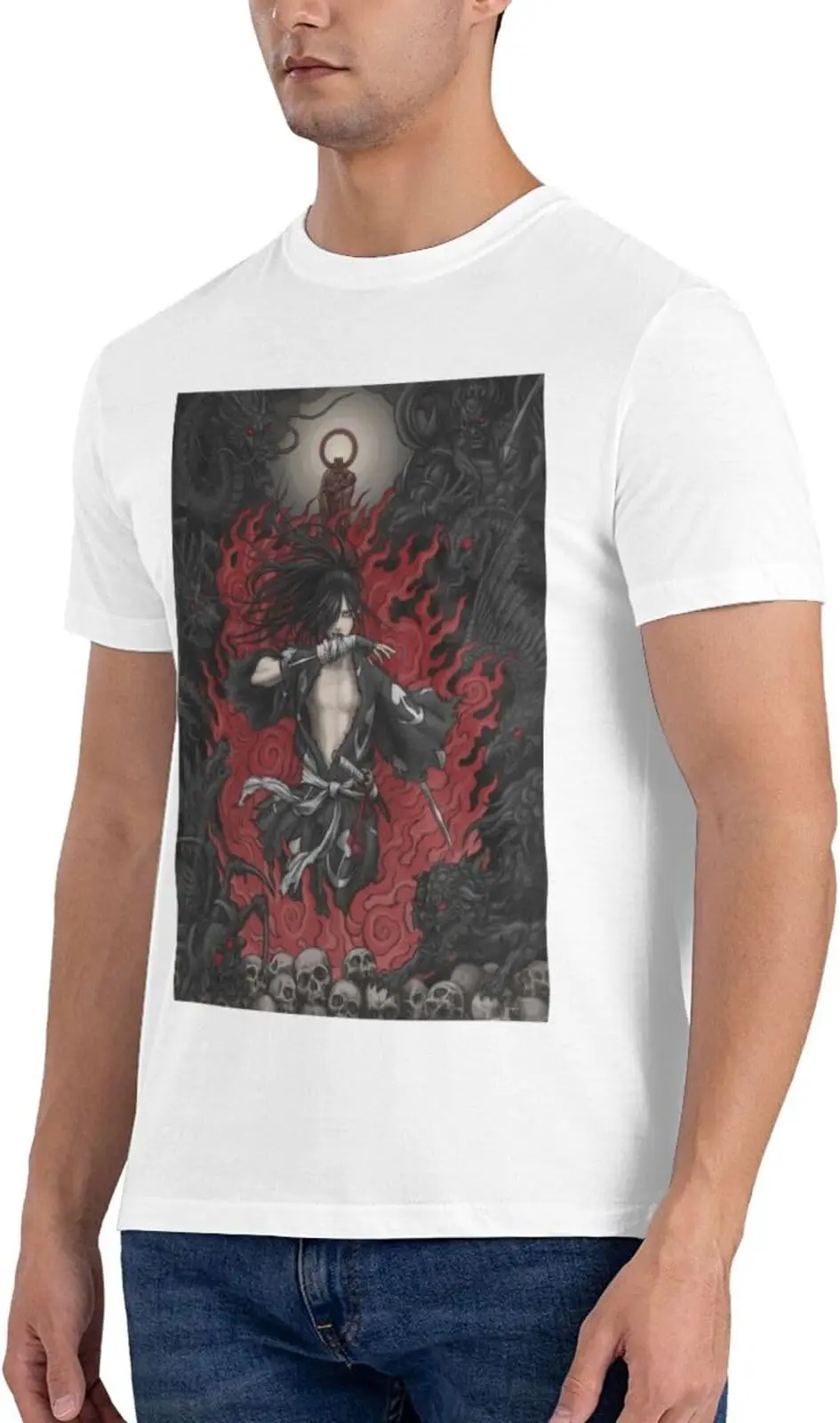 Рубашка Dororos мужские футболки с узором под заказ хлопковые Роскошные брендовые