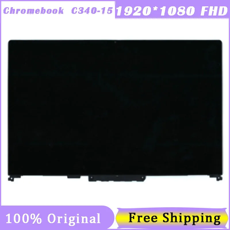 

15.6" For Lenovo Chromebook C340-15 Ideapad C340-15IML C340-15IIL C340-15IWL Touch Screen Replacement Assembly FHD 1920X1080