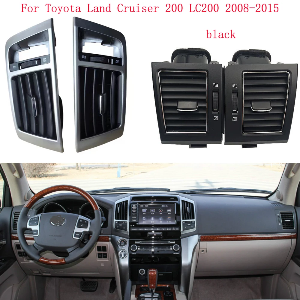 

Копия Yaocaiss для Toyota Land Cruiser 200 LC200 2008 2009 2010-2015, гриль, автомобильный кондиционер, розетки для свежего воздуха, гриль