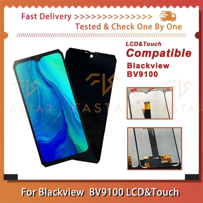 

6.3"Original For Blackview BV9100 LCD Display Touch Digitizer Assembly Replacement Phone Sensor Screen Blackview BV9100 lcd