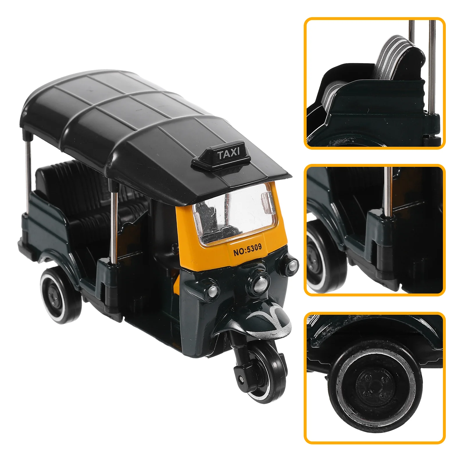 Тайский трехколесный велосипед из сплава ретро-модель автомобиля украшения для