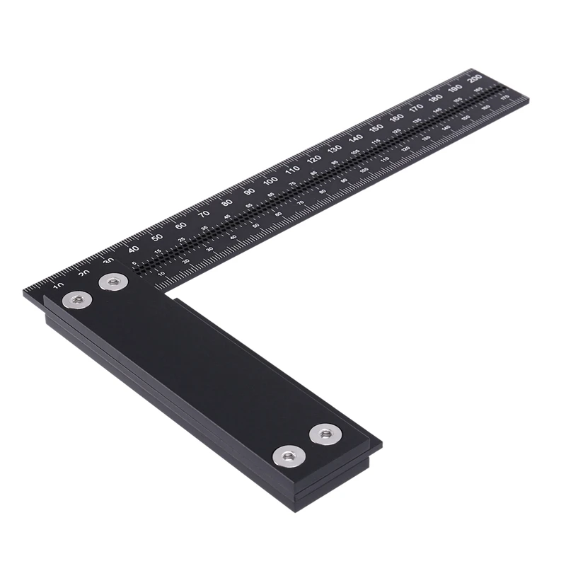 

Precision Aluminum Square Ruler 200Mm Speed Measurements Ruler For Measuring And Marking Woodworking Carpenters