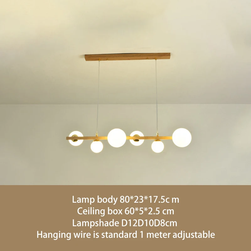 Люстра для ресторана в скандинавском стиле светодиодная лампа из твердой